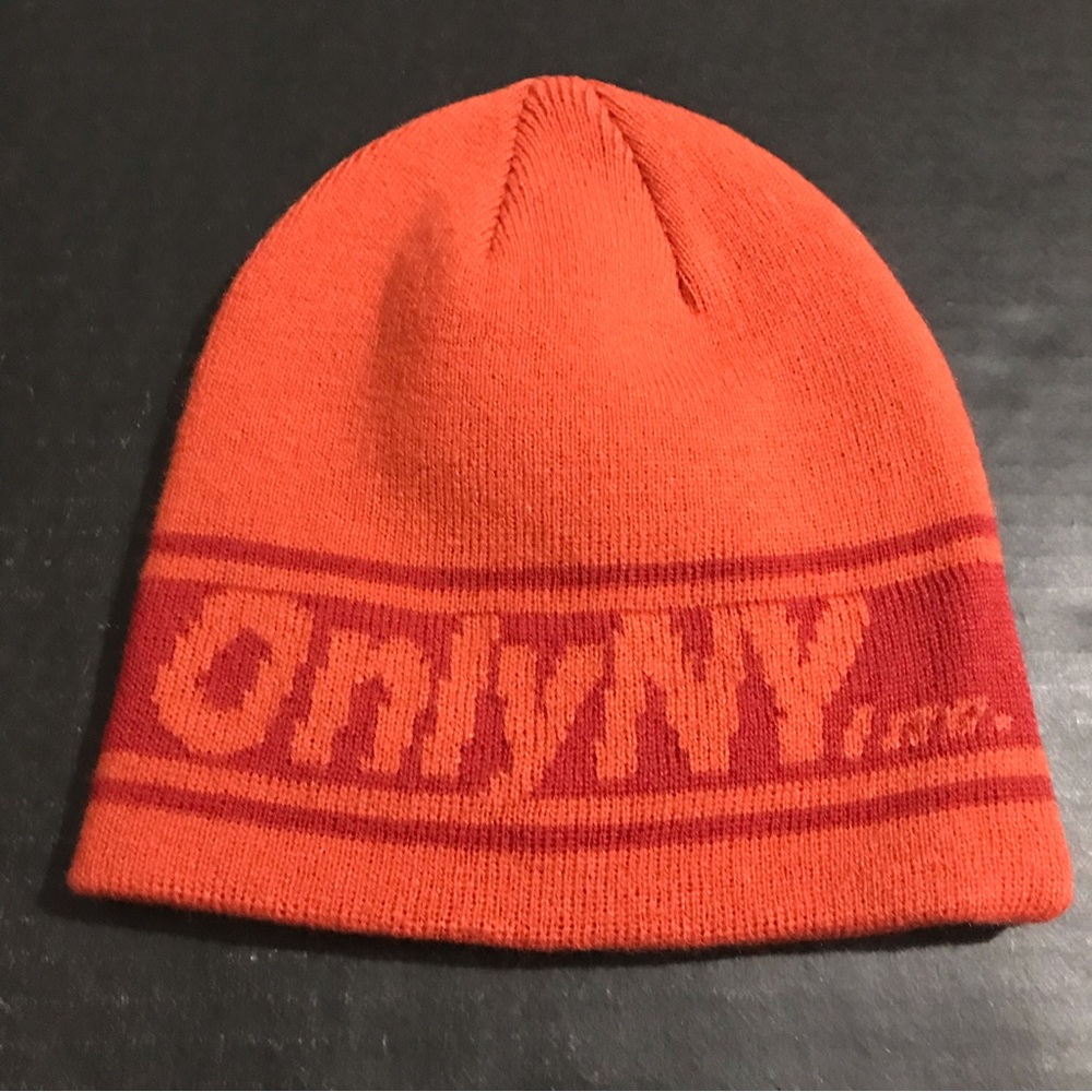 Only NY Orange Beanie Hat